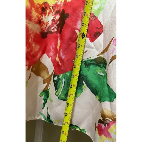 Alfred Sung‎ Floral Maxi Dress Sleeveless Blush Bouquet Gown Size 4 - Picture 13 of 13